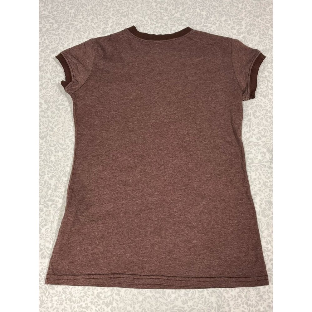 Jimi Hendrix Experience Women’s M Graphic Tee Rhinestone Brown - Picture 5 of 5